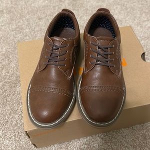 Little boys Steve Madden dress shoes.